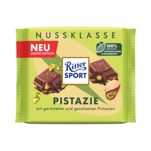 Ritter Sport Nuss­ Klasse Pistazie, geroestet und gesalzen, 100g
